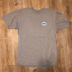 grey vans t shirt